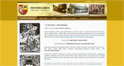 Desktop Screenshot of historiazabek.pl